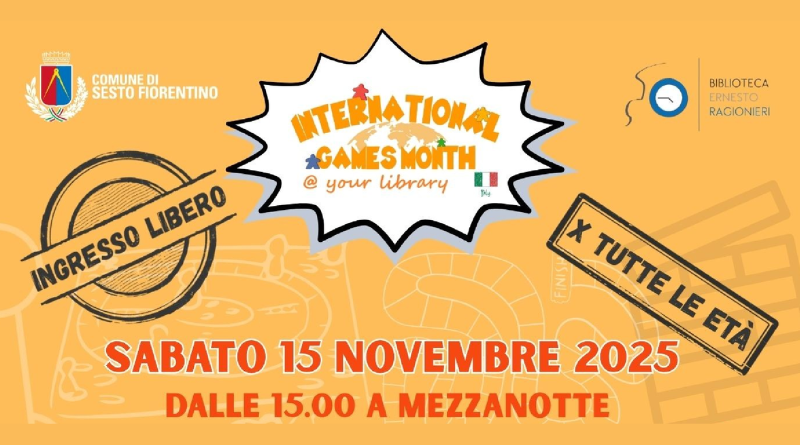 International Games Day at Your Library Italia 2025